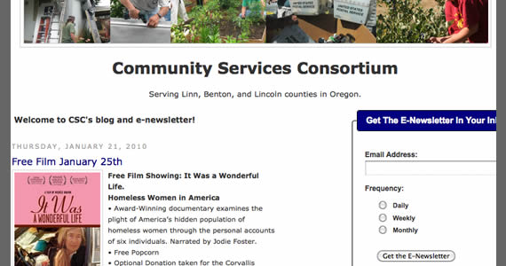 eNewsletter via RSS Feed