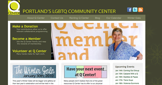 Wordpress Site: Q Center